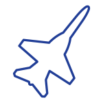 Icon of Defense Jet