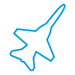 Icon of Defense Jet