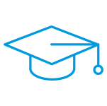 Icon of graduation cap